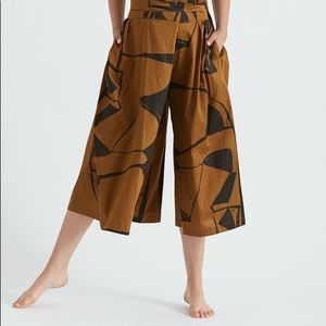 *LAST CHANCE* Black Crane origami culottes cotton